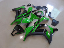 Carica immagine nel visualizzatore della galleria, Green Black Matte Black Factory Style - NINJA ZX-10R 11-15 Fairing Kit