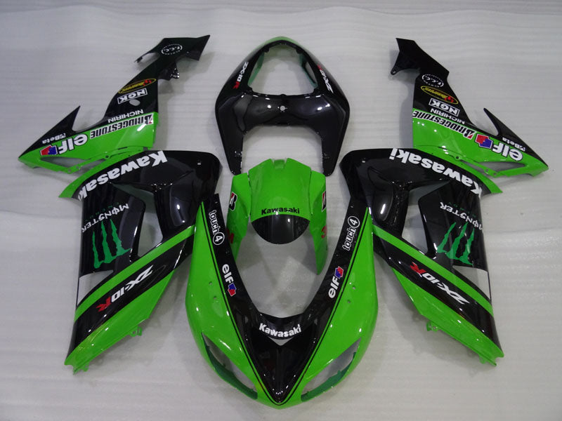 Green and Black Monster - NINJA ZX-10R 06-07 Fairing Kit