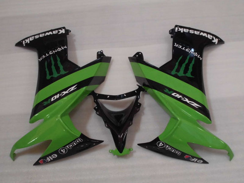 Green and Black Monster - NINJA ZX-10R 08-10 Fairing Kit