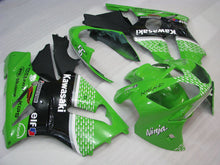 Carica l&#39;immagine nel visualizzatore di Gallery, Green and Black Nakano - NINJA ZX-12R 02-04 Fairing Kit