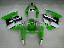 Carica l&#39;immagine nel visualizzatore di Gallery, Green and Black White FUCHS NINJA ZX 6R 00 02 Fairing Kit