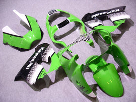 Green and Black White Nakano - NINJA ZX-9R 00-01 Fairing