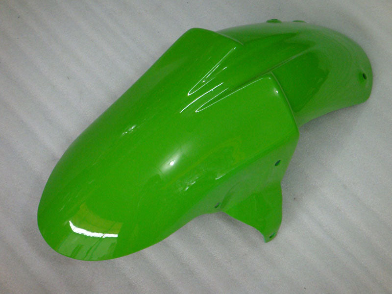 Green and Matte Black Factory Style - NINJA ZX-10R 06-07 Fairing Kit