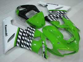 Green and White Factory Style - NINJA ZX-6R 05-06 Fairing