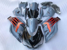 Carica l&#39;immagine nel visualizzatore di Gallery, Grey and Red Factory Style - NINJA ZX-14R 12-25 Fairing Kit