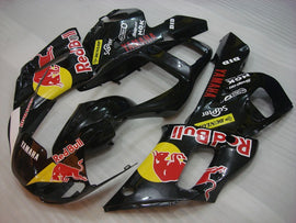 Nero con Red Bull - Kit Carenatura YZF-R6 98-02