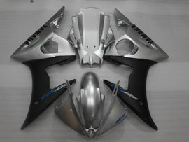 Stile da Fabbrica Argento e Nero Opaco - Kit Carenatura YZF-R6 03-04