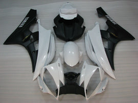 Kit carenatura stile fabbrica nero opaco bianco - YZF-R6 06-07