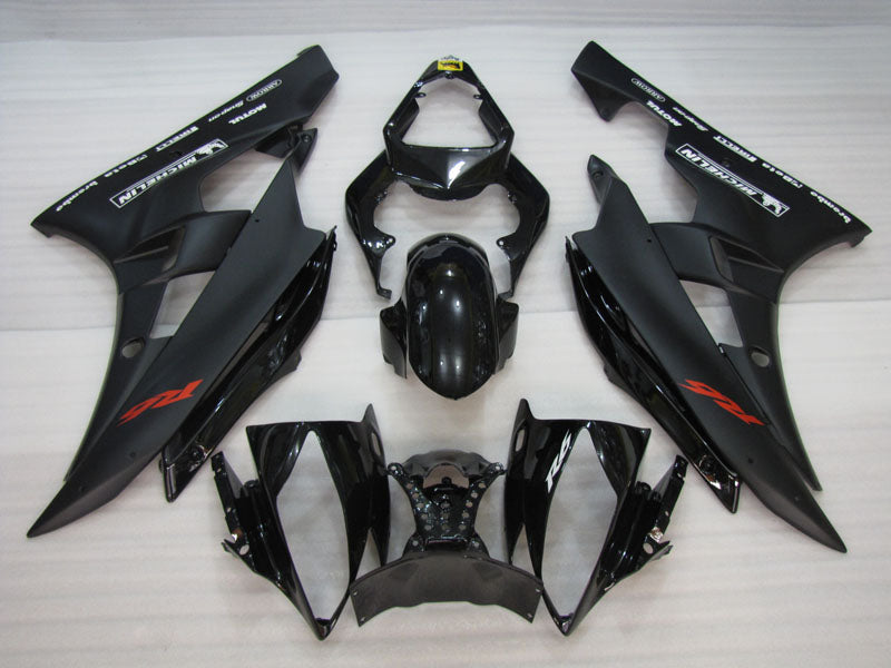 Kit carenatura stile fabbrica nero opaco - YZF-R6 06-07