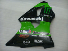 Carica l&#39;immagine nel visualizzatore di Gallery, Green and Black Monster - NINJA ZX-6R 00-02 Fairing Kit