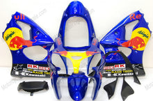Carica l&#39;immagine nel visualizzatore di Gallery, Blue and Black Red Bull - NINJA ZX-6R 00-02 Fairing Kit