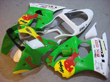 Carica l&#39;immagine nel visualizzatore di Gallery, Green and White Red Bull - NINJA ZX-6R 00-02 Fairing Kit