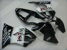 Carica l&#39;immagine nel visualizzatore di Gallery, Black and White West - NINJA ZX-6R 00-02 Fairing Kit