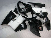 Carica l&#39;immagine nel visualizzatore di Gallery, Black and White No decals - NINJA ZX-6R 00-02 Fairing Kit