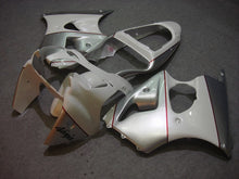 Carica l&#39;immagine nel visualizzatore di Gallery, Silver and White No decals - NINJA ZX-6R 00-02 Fairing Kit