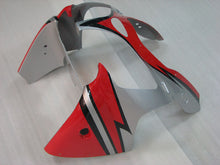 Carica l&#39;immagine nel visualizzatore di Gallery, Red and Silver Factory Style - NINJA ZX-6R 00-02 Fairing Kit