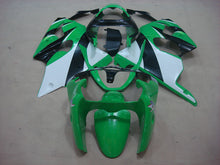 Carica l&#39;immagine nel visualizzatore di Gallery, Green Black Factory Style - NINJA ZX-6R 00-02 Fairing Kit