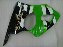 Carica l&#39;immagine nel visualizzatore di Gallery, Black Green Factory Style - NINJA ZX-6R 00-02 Fairing Kit