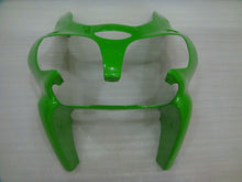 Carica l&#39;immagine nel visualizzatore di Gallery, Black Green Factory Style - NINJA ZX-6R 00-02 Fairing Kit