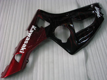Carica l&#39;immagine nel visualizzatore di Gallery, Black and Red Flame - NINJA ZX-6R 03-04 Fairing Kit