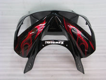 Carica l&#39;immagine nel visualizzatore di Gallery, Black and Red Flame - NINJA ZX-6R 03-04 Fairing Kit