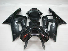 Carica l&#39;immagine nel visualizzatore di Gallery, Black and Grey Flame - NINJA ZX-6R 03-04 Fairing Kit