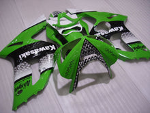 Carica l&#39;immagine nel visualizzatore di Gallery, Green and Black FUCHS - NINJA ZX-6R 03-04 Fairing Kit
