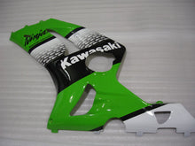 Carica l&#39;immagine nel visualizzatore di Gallery, Green and Black FUCHS - NINJA ZX-6R 03-04 Fairing Kit