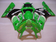 Carica l&#39;immagine nel visualizzatore di Gallery, Green Black FUCHS - NINJA ZX-6R 03-04 Fairing Kit