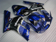 Carica l&#39;immagine nel visualizzatore di Gallery, Blue and Black FUCHS - NINJA ZX-6R 03-04 Fairing Kit