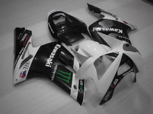 Carica l&#39;immagine nel visualizzatore di Gallery, White and Black Monster - NINJA ZX-6R 03-04 Fairing Kit