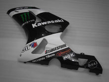 Carica l&#39;immagine nel visualizzatore di Gallery, White and Black Monster - NINJA ZX-6R 03-04 Fairing Kit