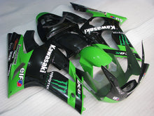 Carica l&#39;immagine nel visualizzatore di Gallery, Green and Black Monster - NINJA ZX-6R 03-04 Fairing Kit