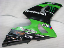 Carica l&#39;immagine nel visualizzatore di Gallery, Green and Black Monster - NINJA ZX-6R 03-04 Fairing Kit
