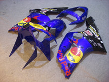Carica l&#39;immagine nel visualizzatore di Gallery, Blue and Black Red Bull - NINJA ZX-6R 03-04 Fairing Kit