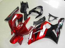 Carica l&#39;immagine nel visualizzatore di Gallery, Red Black Factory Style - NINJA ZX-6R 03-04 Fairing Kit