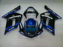 Carica l&#39;immagine nel visualizzatore di Gallery, Blue Black Factory Style - NINJA ZX-6R 03-04 Fairing Kit