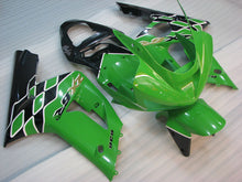 Carica l&#39;immagine nel visualizzatore di Gallery, Green and Black Factory Style - NINJA ZX-6R 03-04 Fairing Kit