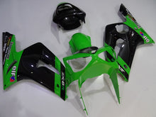 Carica l&#39;immagine nel visualizzatore di Gallery, Black and Green Factory Style - NINJA ZX-6R 03-04 Fairing Kit