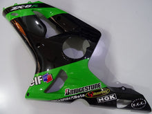 Carica l&#39;immagine nel visualizzatore di Gallery, Black and Green Factory Style - NINJA ZX-6R 03-04 Fairing Kit