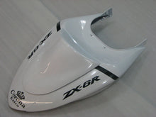 Carica l&#39;immagine nel visualizzatore di Gallery, White and Black Corona - NINJA ZX-6R 05-06 Fairing Kit