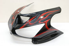 Carica l&#39;immagine nel visualizzatore di Gallery, Black and Red Flame - NINJA ZX-6R 05-06 Fairing Kit