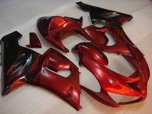Carica l&#39;immagine nel visualizzatore di Gallery, Red and Black Flame - NINJA ZX-6R 05-06 Fairing Kit