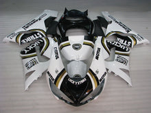 Carica l&#39;immagine nel visualizzatore di Gallery, Black and White Lucky Strike - NINJA ZX-6R 05-06 Fairing Kit