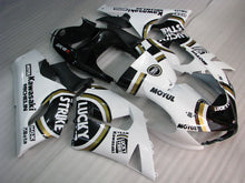 Carica l&#39;immagine nel visualizzatore di Gallery, Black and White Lucky Strike - NINJA ZX-6R 05-06 Fairing Kit