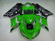 Carica l&#39;immagine nel visualizzatore di Gallery, Green Black Monster - NINJA ZX-6R 05-06 Fairing Kit