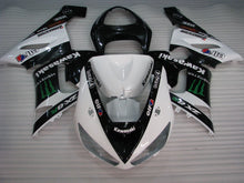 Carica l&#39;immagine nel visualizzatore di Gallery, Black and White Monster - NINJA ZX-6R 05-06 Fairing Kit