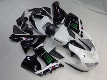 Carica l&#39;immagine nel visualizzatore di Gallery, Black White Monster - NINJA ZX-6R 05-06 Fairing Kit