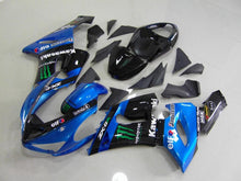 Carica l&#39;immagine nel visualizzatore di Gallery, Blue and Black Monster - NINJA ZX-6R 05-06 Fairing Kit