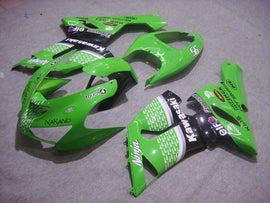 Number 56 Green and Black Nakano - NINJA ZX-6R 05-06 Fairing Kit